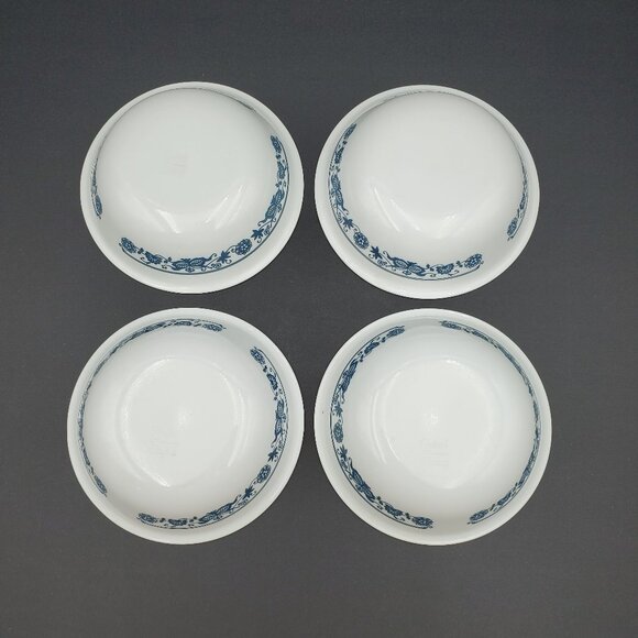 Corelle Old Town Blue Dessert Fruit Sauce Bowls Corning Blue Onion Berry Bowls - Picture 3 of 4